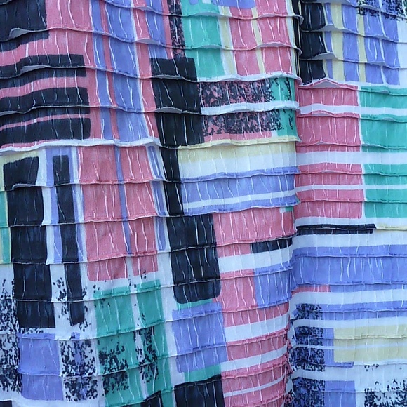 ALFRED DUNNER SHORT SLEEVE MULTICOLOR SZ M SHIRT - Picture 4 of 6